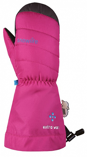 Варежки детские Snowlife Spice (Kids) Pink - Фото 1 большая