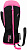 Варежки детские Reusch Ben Black/ Knockout Pink - Фото 1 малая