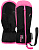 Варежки детские Reusch Ben Black/ Knockout Pink - Фото 2 малая