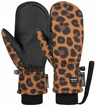 Варежки женские Reusch Carter R-Tex Xt Black/Brown Leopard