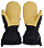 Варежки мужские Reusch Down Spirit Gtx Black/Camel - Фото 3 малая
