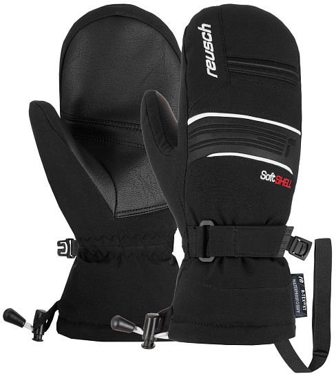 Варежки детские Reusch Kondor R-Tex Xt Black/White - Фото 2 большая