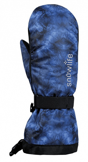 Варежки детские Snowlife Long Cuff DT Blue Aqua - Фото 1 большая