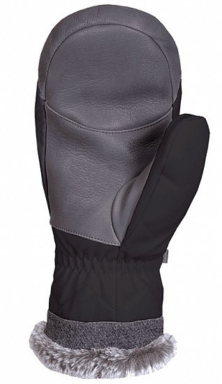 Варежки женские Snowlife Luxe Primaloft Black - Фото 2 большая