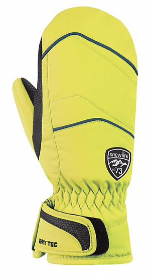 Варежки детские Snowlife JR Popcorn DT Lime - Фото 1 большая