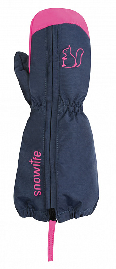Варежки детские Snowlife Mini Baby Navy/Pink - Фото 1 большая