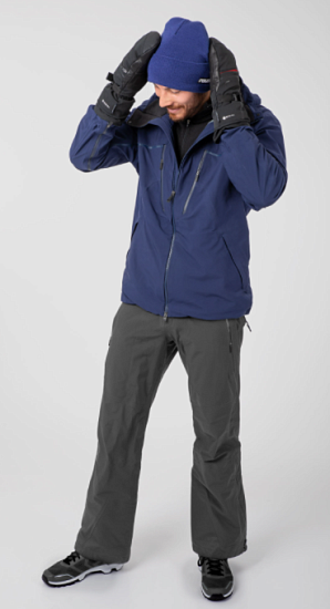 Варежки Reusch Down Spirit GTX Black/Silver - Фото 10 большая