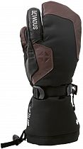 Варежки Snowlife Capricorn DT Eco 3 Finger Black/Brown