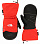 Варежки The North Face Summit Belay Fiery Red - Фото 1 малая