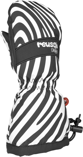 Варежки детские Reusch Puppets Zebra - Фото 1 большая