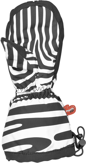 Варежки детские Reusch Puppets Zebra - Фото 2 большая