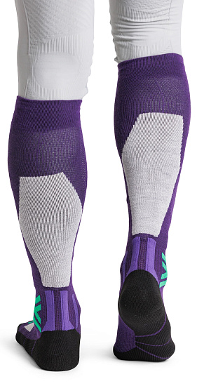 Носки X-Socks Snowboard Discover Otc Deep Purple/Light Sand - Фото 4 большая