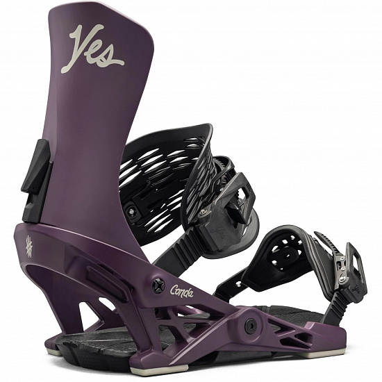 Сноубордические крепления женские YES Conda Rosewood - Фото 1 большая