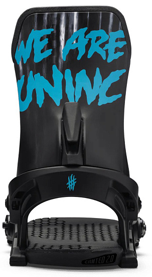 Сноубордические крепления YES Uninc Black/Blue - Фото 2 большая