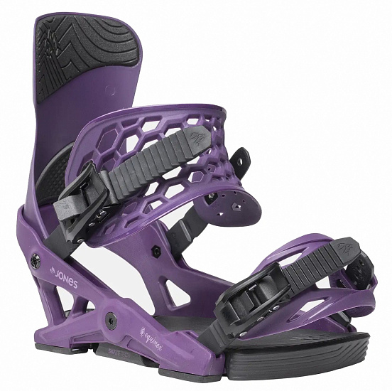 Сноубордические крепления женские Jones Equinox Purple - Фото 3 большая