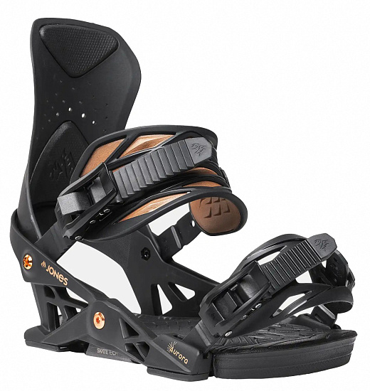 Сноубордические крепления женские Jones Aurora Eclipse Black - Фото 3 большая