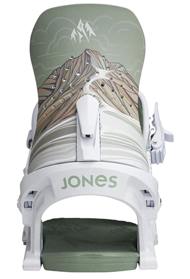 Сноубордические крепления женские Jones Aurora White/Art - Фото 2 большая