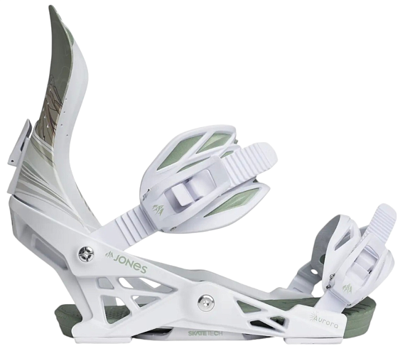 Сноубордические крепления женские Jones Aurora White/Art - Фото 4 большая