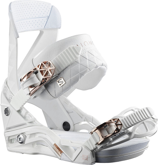 Сноубордические крепления женские Salomon Mirage White - Фото 2 большая