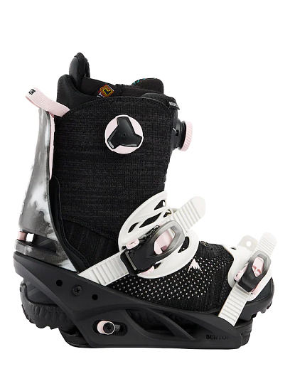 Сноубордические крепления женские Burton Lexa Gray Acid Wash - Фото 5 большая