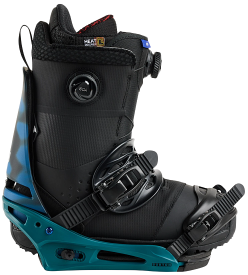 Сноубордические крепления мужские Burton Cartel Evergreen Shatter - Фото 2 большая