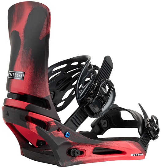 Сноубордические крепления мужские Burton Cartel X Black/Red - Фото 1 большая