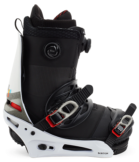 Сноубордические крепления мужские Burton Cartel X White/Black/Multi - Фото 5 большая