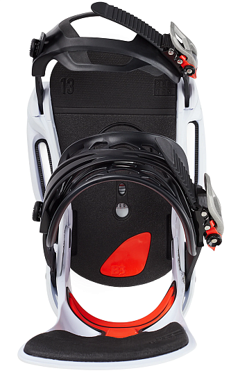 Сноубордические крепления мужские Burton Cartel X EST White/Black/Multi - Фото 4 большая