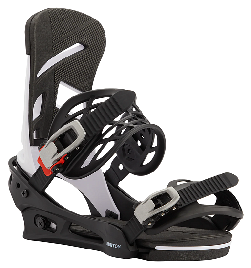 Сноубордические крепления мужские Burton Mission White/Black - Фото 2 большая