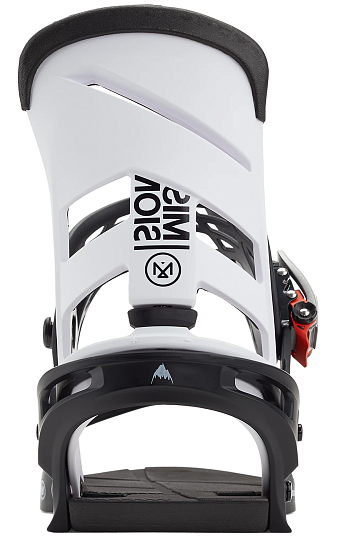 Сноубордические крепления мужские Burton Mission White/Black - Фото 3 большая