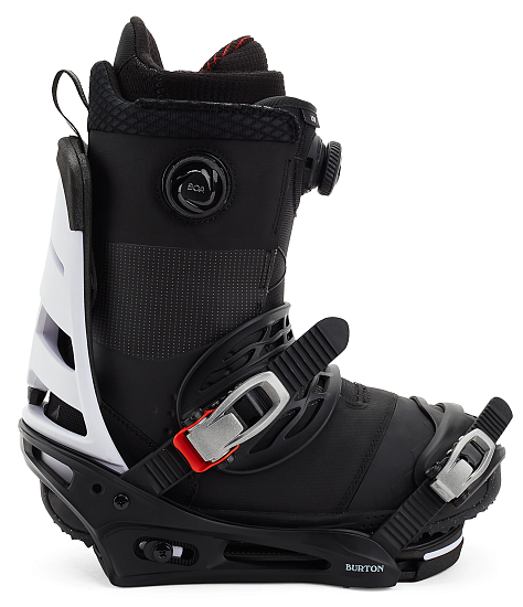 Сноубордические крепления мужские Burton Mission White/Black - Фото 5 большая