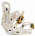 Сноубордические крепления женские Burton Scribe Cream - Фото 1 малая
