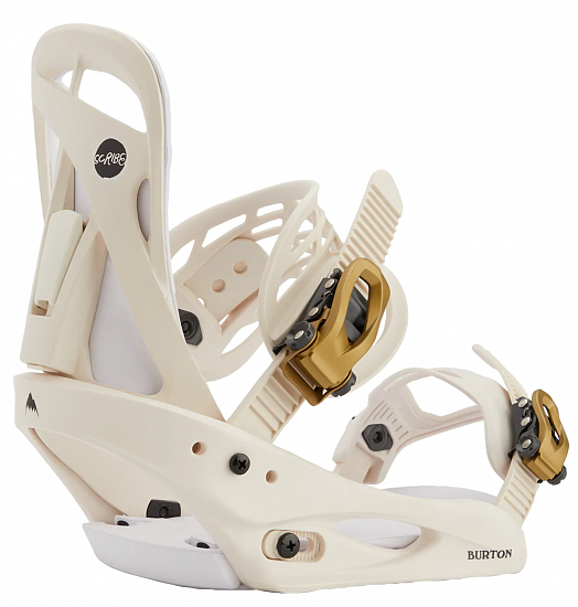 Сноубордические крепления женские Burton Scribe Cream - Фото 1 большая