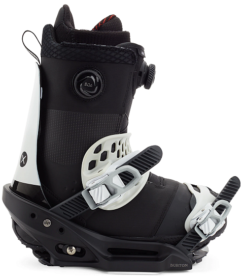 Сноубордические крепления мужские Burton X EST White/Black - Фото 5 большая