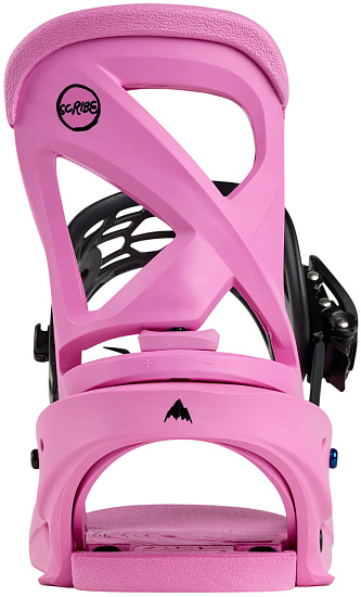 Сноубордические крепления Burton Scribe Fuchsia Pink - Фото 3 большая