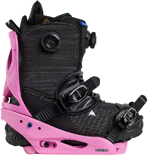 Сноубордические крепления Burton Scribe Fuchsia Pink - Фото 5 большая