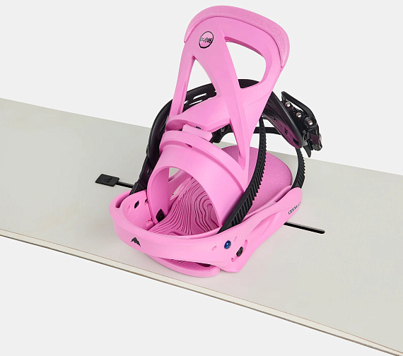 Сноубордические крепления Burton Scribe Fuchsia Pink - Фото 6 большая