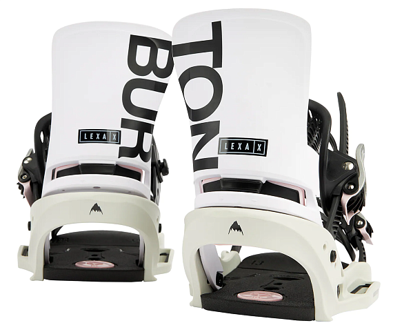 Сноубордические крепления женские Burton Lexa X Est White/Gray/Logo - Фото 3 большая