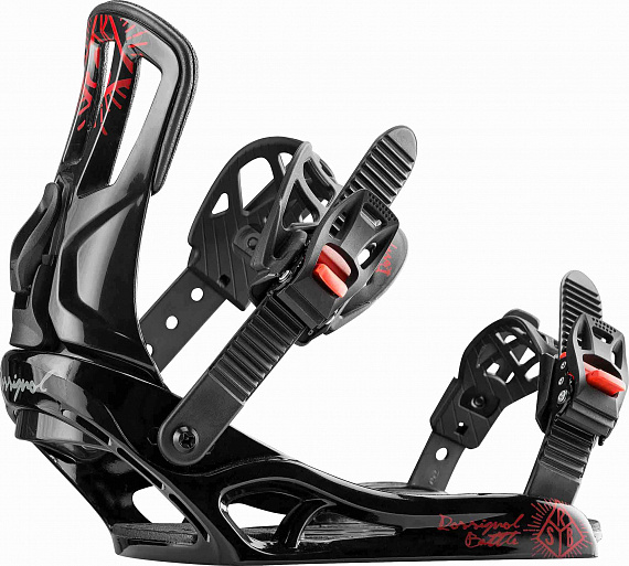 Крепления сноубордические Rossignol Battle Black M/L - Фото 1 большая