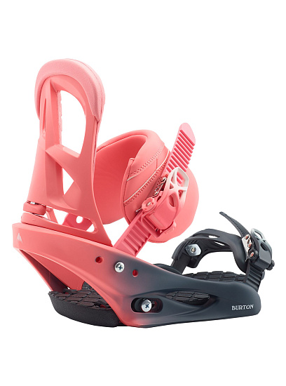 Сноубордические крепления женские Burton Stiletto Pink Fade - Фото 2 большая