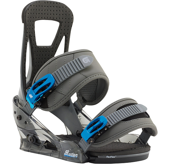 Сноубордические крепления Burton Freestyle Smoke - Фото 4 большая