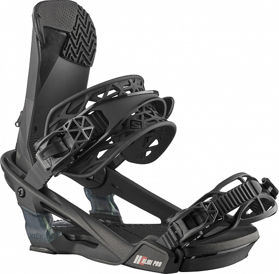 Сноубордические крепления мужские Salomon Alibi Pro Black Metallic - Фото 1 большая