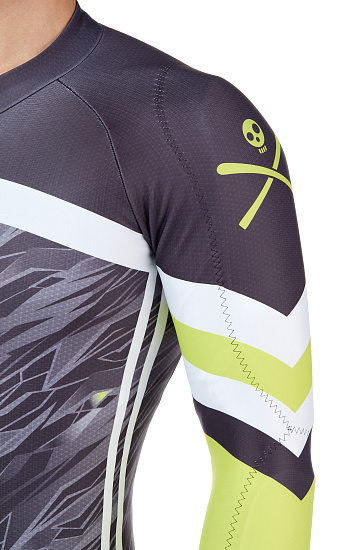 Спусковой комбинезон Head Race Suit Black/Yellow - Фото 8 большая