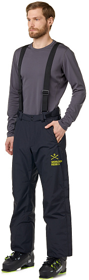 Брюки мужские Head Race Zip Black - Фото 3 большая