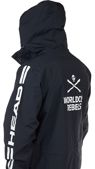 Плащ защитный мужской Head Race Rain Coat Black - Фото 7 большая