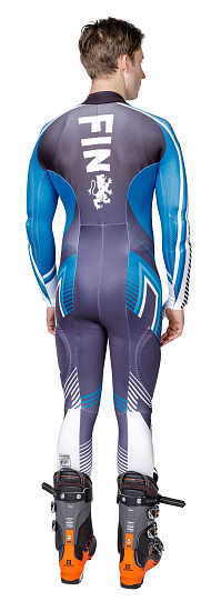 Комбинезон Helly Hansen Wc Speed Suit Gs Graphite Blue - Фото 4 большая