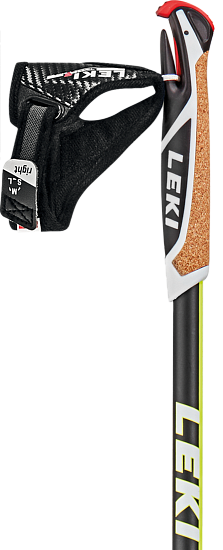 Палки для скандинавской ходьбы Leki Smart Supreme Dark Anthracite/Neonyellow/White - Фото 2 большая
