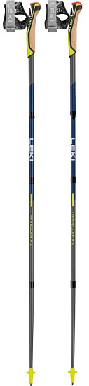 Палки Leki Traveller FX.One Carbon Grey/Blue - Фото 1 большая