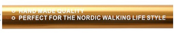 Палки для скандинавской ходьбы Kaiser Sport Nordic Walking Gold - Фото 6 большая