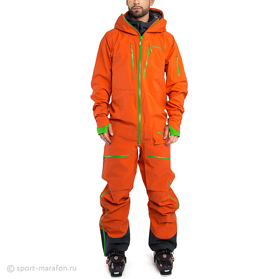 Комбинезон унисекс Norrona Lofoten Gore-Tex Pro One-Piece Suit Magma - Фото 2 большая